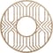 Ekena Millwork Empire Wood Fretwork Pierced Ceiling Medallion, Red Oak, 24"OD x 8 3/4"ID x 3/8"T CMWP24X24X0375EPRO - alternate 1